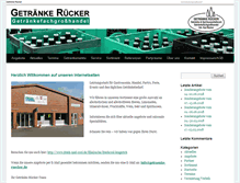 Tablet Screenshot of getraenke-ruecker.de